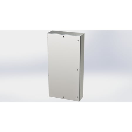Saginaw Control & Engineering 1/4 Turn Latch Electrical Enclosures, 72 in H, 12 in D, 36 in W, NEMA 3R, 4, 4X, 12, 13 SCE-72EL3612SSLP